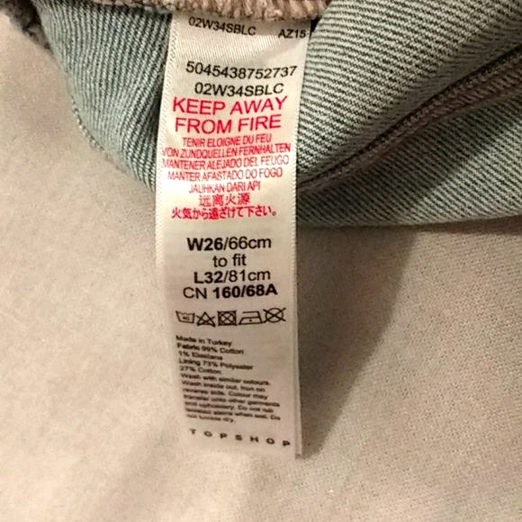 ✨Host Pick Topshop cropped jeans Size W36 L32 - Picture 6 of 6